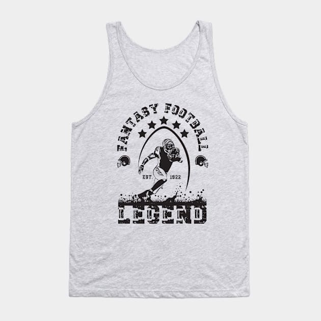 Fantasy Football Legend Tank Top by Myartstor 